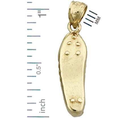 14K Gold 3D Turnschuh-Charm