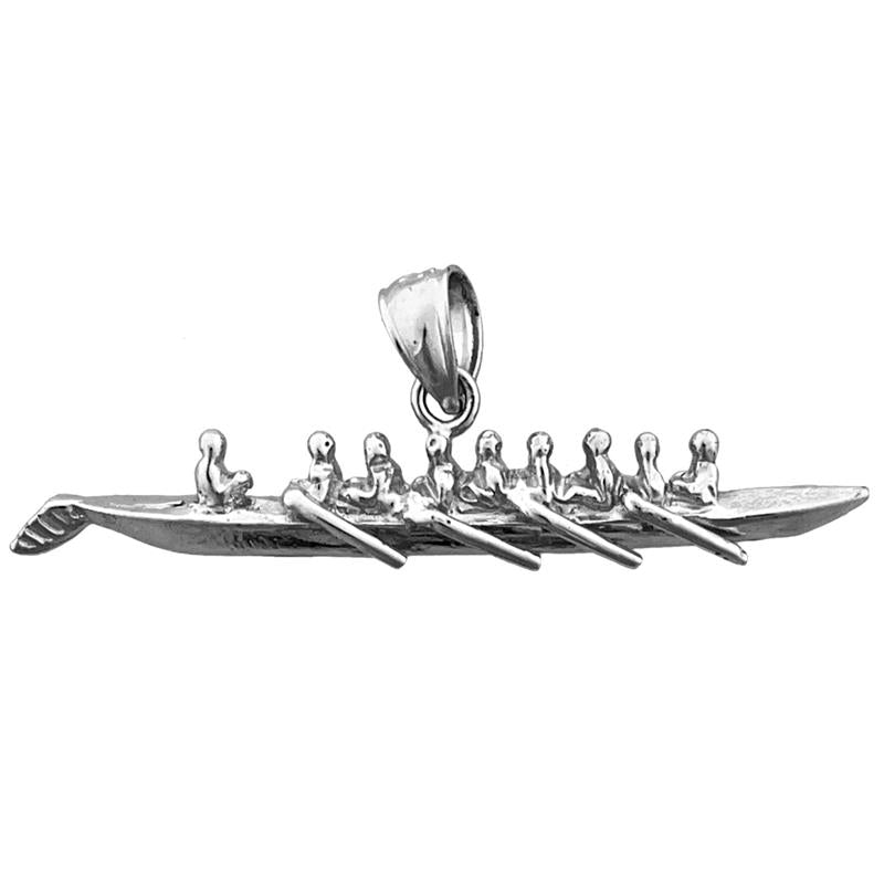 14K Gold 3D-Ruder-Anhänger