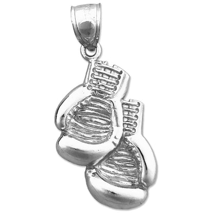 14K Gold Boxhandschuhe-Anhänger
