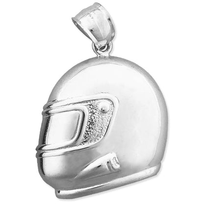 14K Gold Motorradhelm-Anhänger