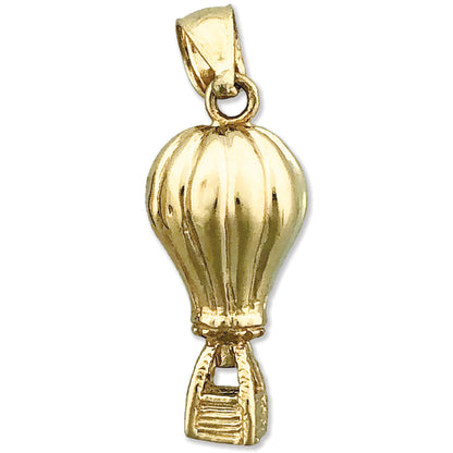 14K Gold 3D Heißluftballon-Charm