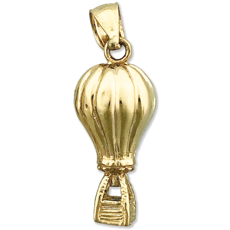 14K Gold 3D Heißluftballon-Charm