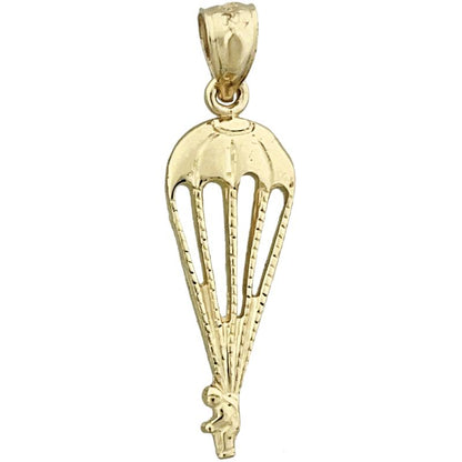 14K Gold Fallschirm-Charm