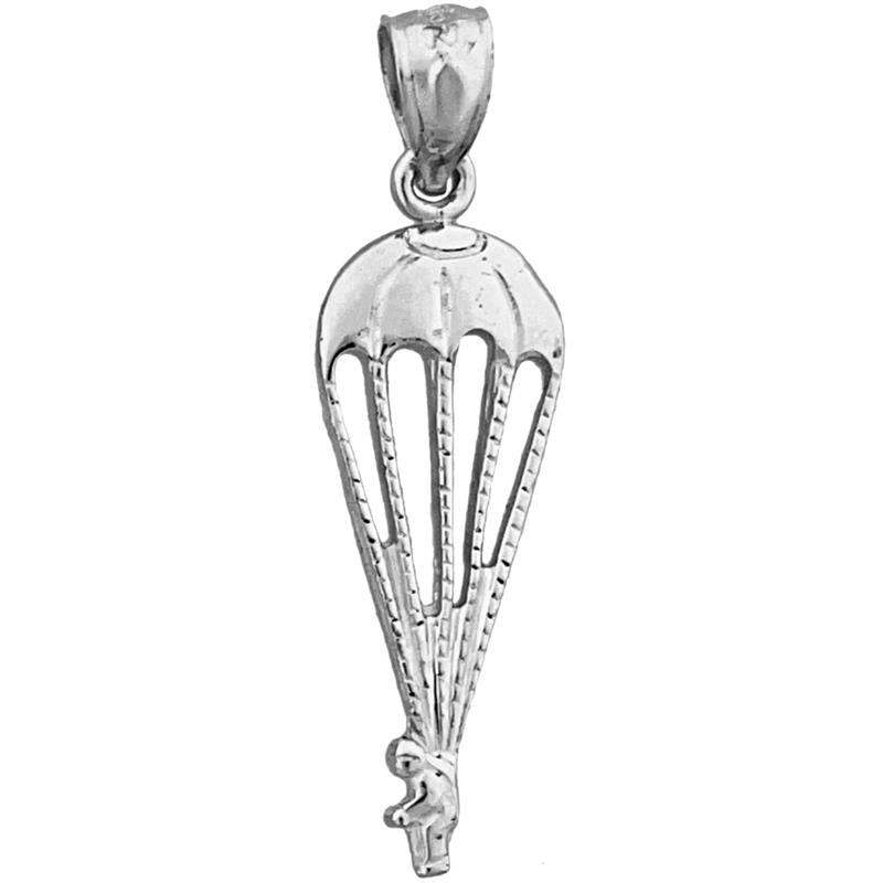 14K Gold Fallschirm-Charm