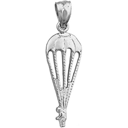14K Gold Fallschirm-Charm