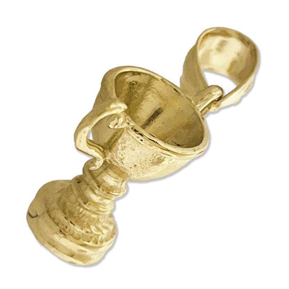 14K Gold 3D Meisterschaftspokal-Anhänger