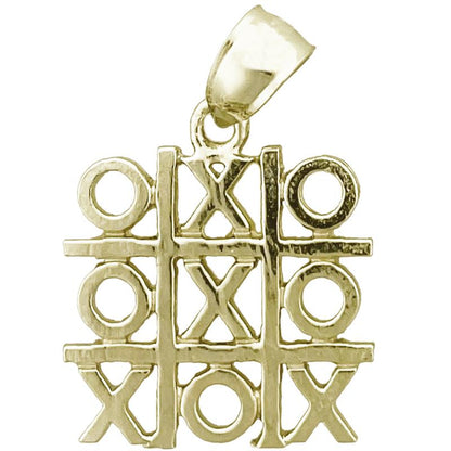 14K Gold Tic-Tac-Toe-Charm