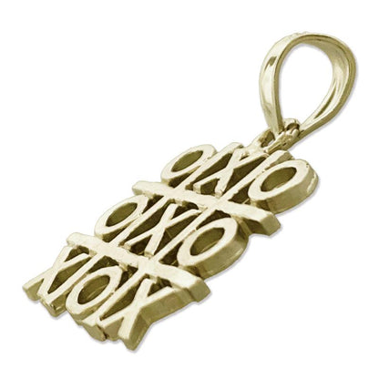 14K Gold Tic-Tac-Toe-Charm