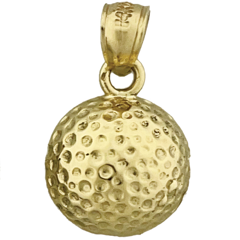 14K Gold Golfball-Charm