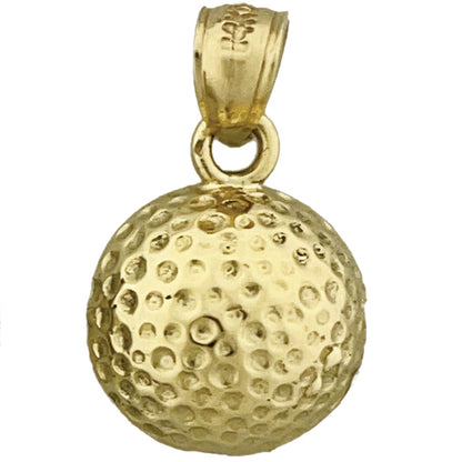 14K Gold Golfball-Charm