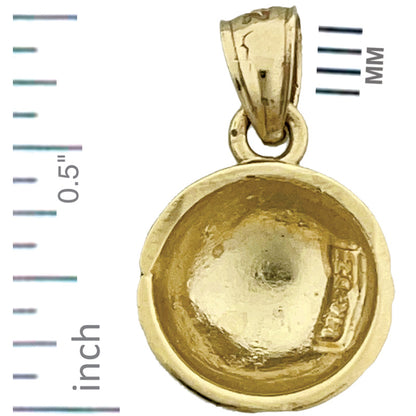 14K Gold Golfball-Charm