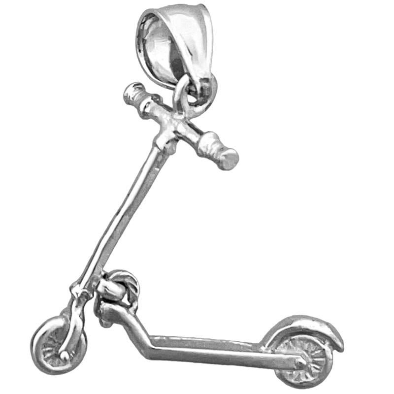14K Gold 3D beweglicher Roller-Charm