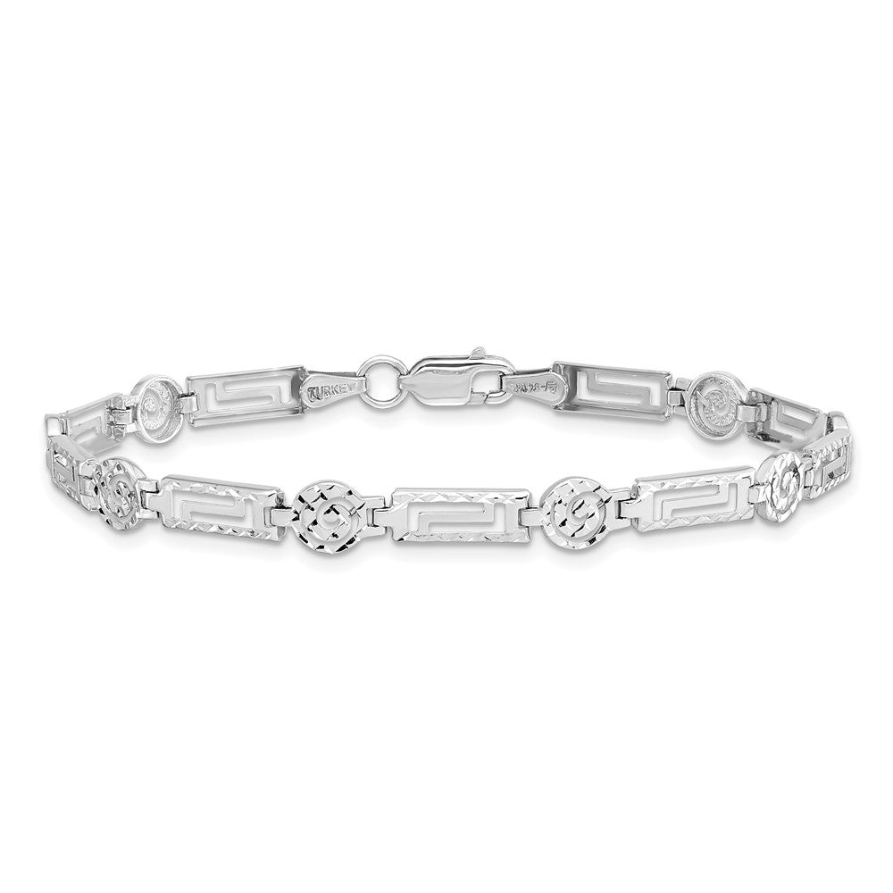 14K Weißgold Diamantiert Armband