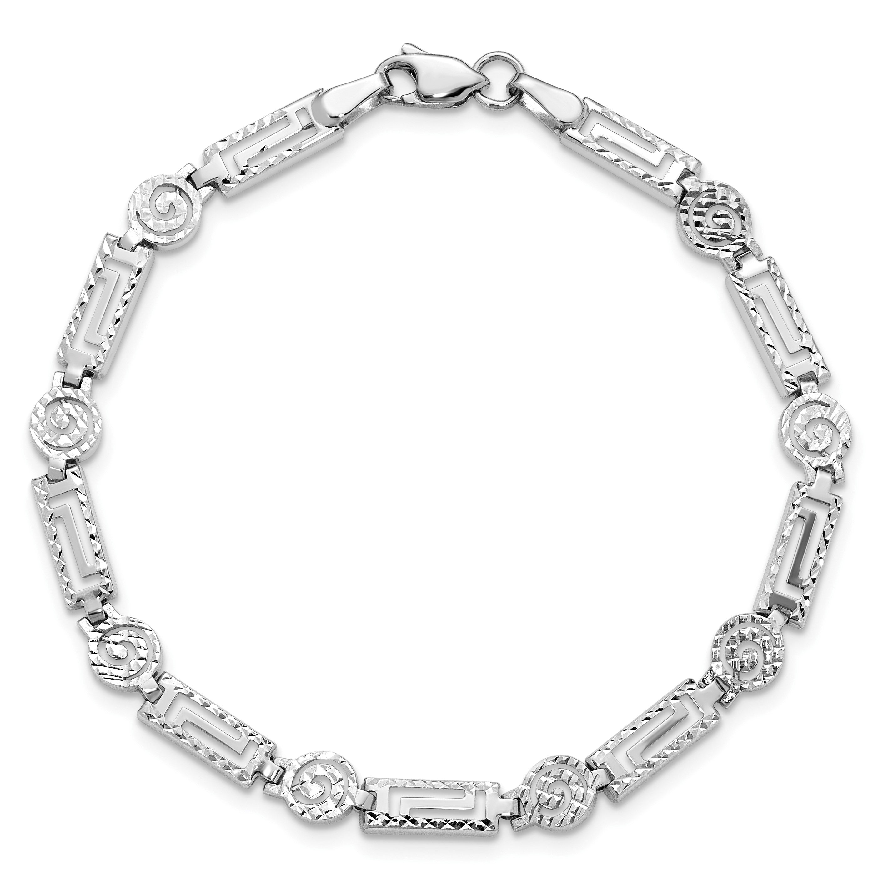 14K Weißgold Diamantiert Armband