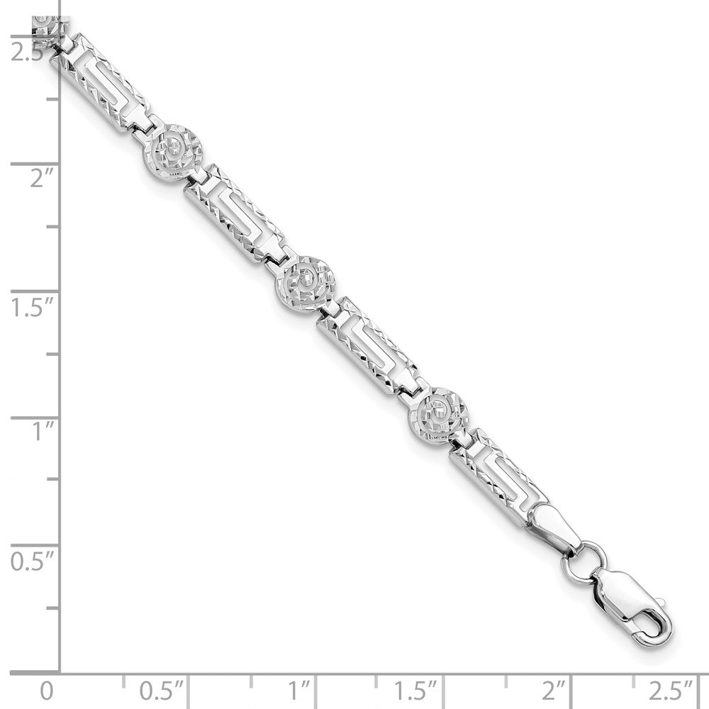 14K Weißgold Diamantiert Armband