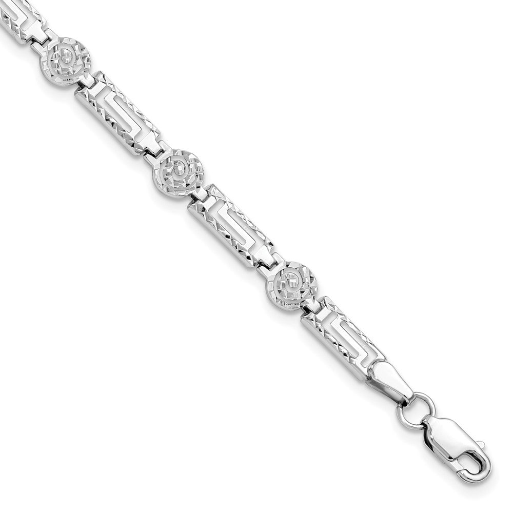 14K Weißgold Diamantiert Armband