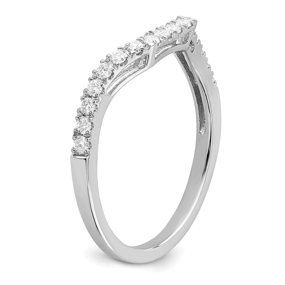 True Origin 14K Weißgold 1/4 Karat Im Labor Gezüchtet Diamant Vs+ F+ Komplett Ehering Ring