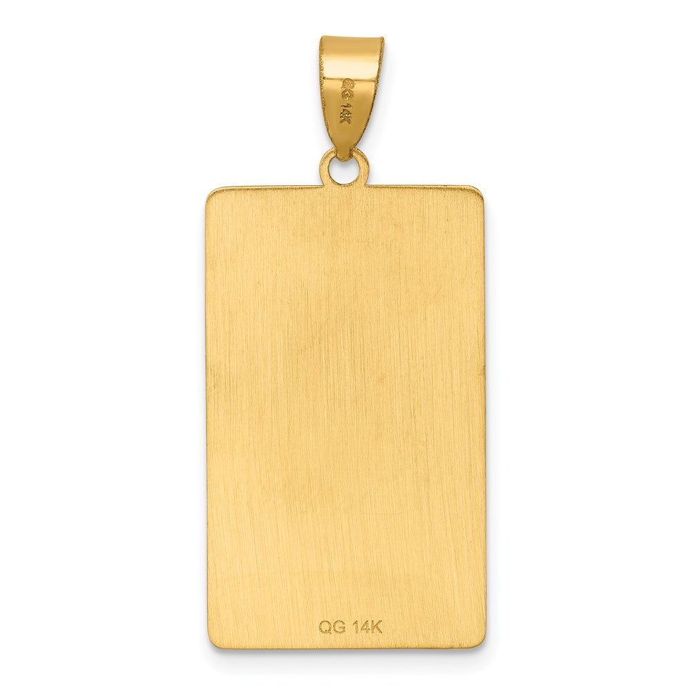 14K Gelbgold The Hanged Man Tarot Card Anhänger