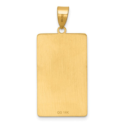 14K Gelbgold The Hanged Man Tarot Card Anhänger
