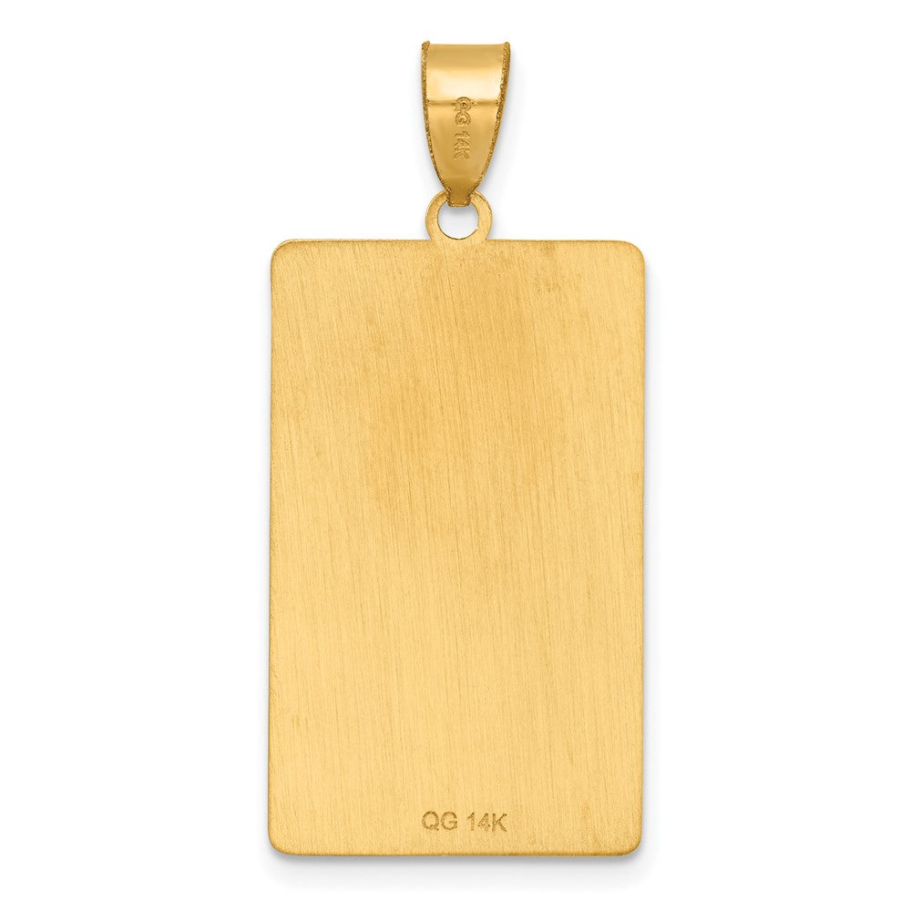 14K Gelbgold The Lovers Tarot Card Anhänger
