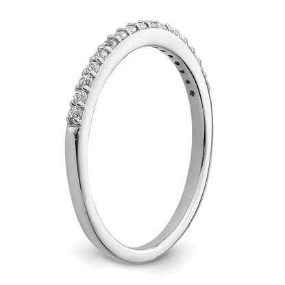 14K Weißgold 1/5 Karat Diamant Komplett Ehering Ring