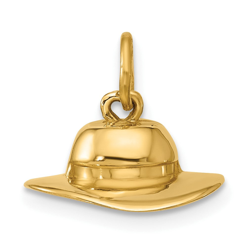 14K Gelbgold Sonnenhut-Charm