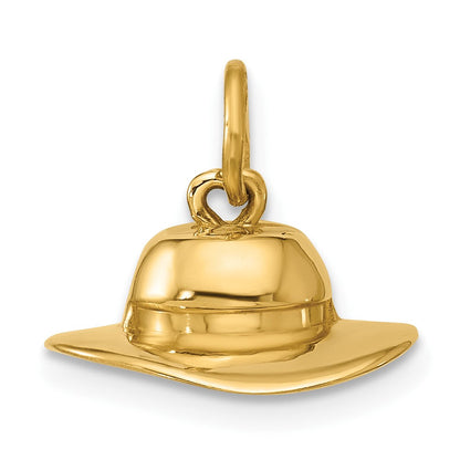 14K Gelbgold Sonnenhut-Charm
