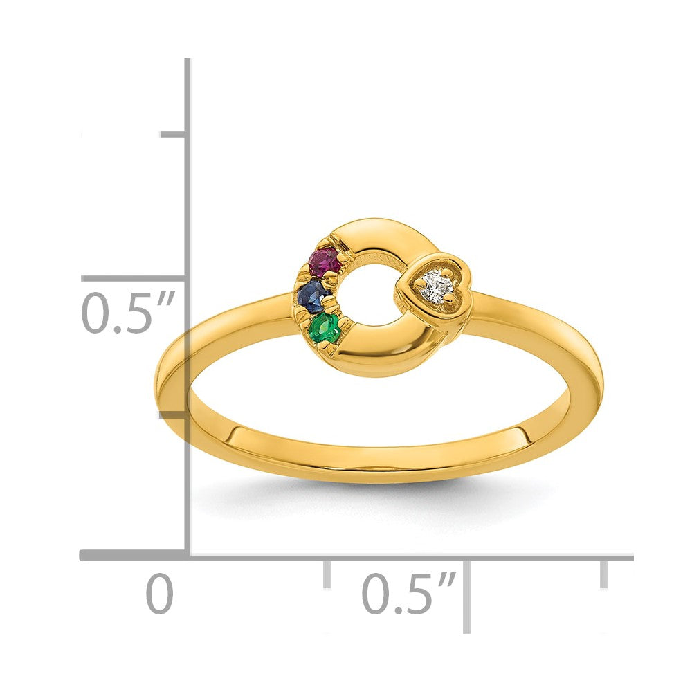 14K Weißgold Ehering mit 11 Diamanten in Kanalfassung