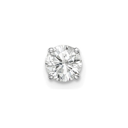 14K Weißgold 1/2 Karat Einfach Ohrstecker Aa Diamant Ohrring