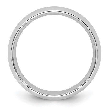 Platin 6mm Komfort-fit Ehering Ring