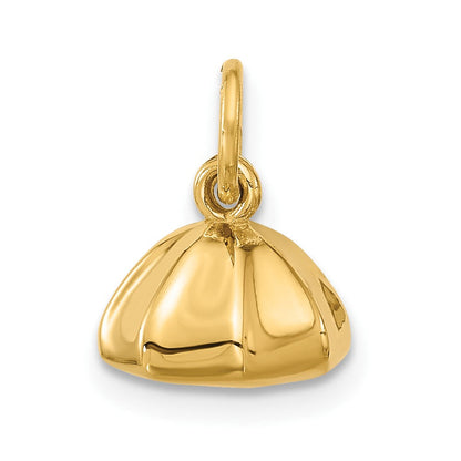 14K Gelbgold Fancy Teigtaschen-Charm