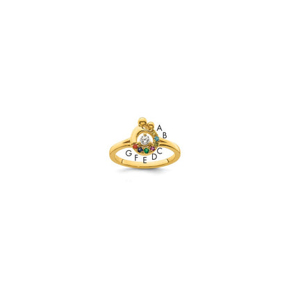 14K Weißgold Diamant-Armreif