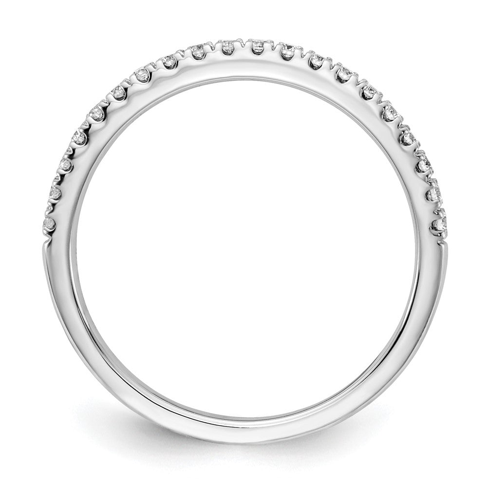 14K Weißgold 1/4 Karat Im Labor Gezüchtet Diamant Vs/si+ G+ Komplett Ehering Ring