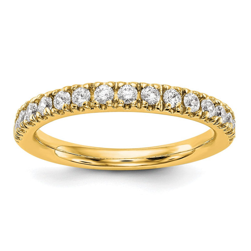 True Origin 14K Gelbgold 1/2 Karat Im Labor Gezüchtet Diamant Vs+ F+ Komplett Ehering Ring