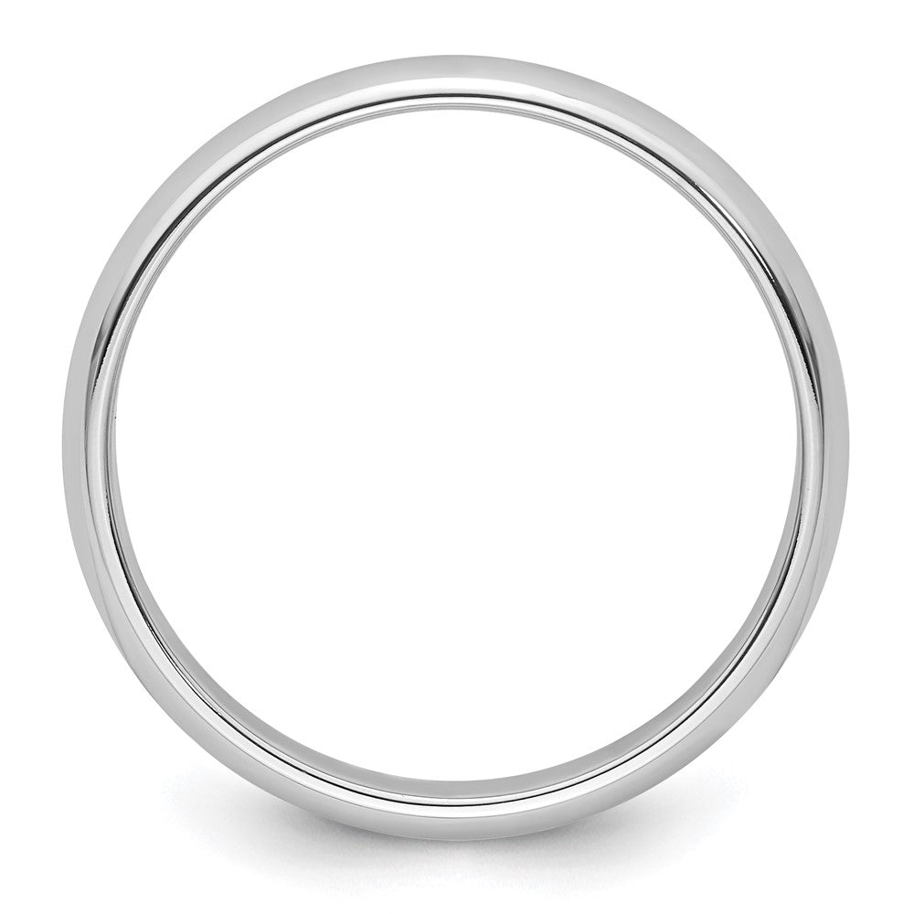 Platin 4mm Halb Rund Ehering Ring