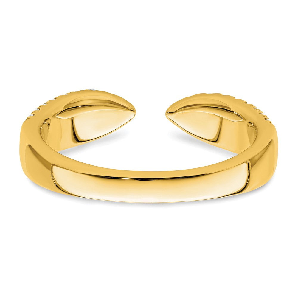 True Origin 14K Gelbgold 0,5K Labor-gezüchteter Diamant VS+ F+ Kompletter Ehering