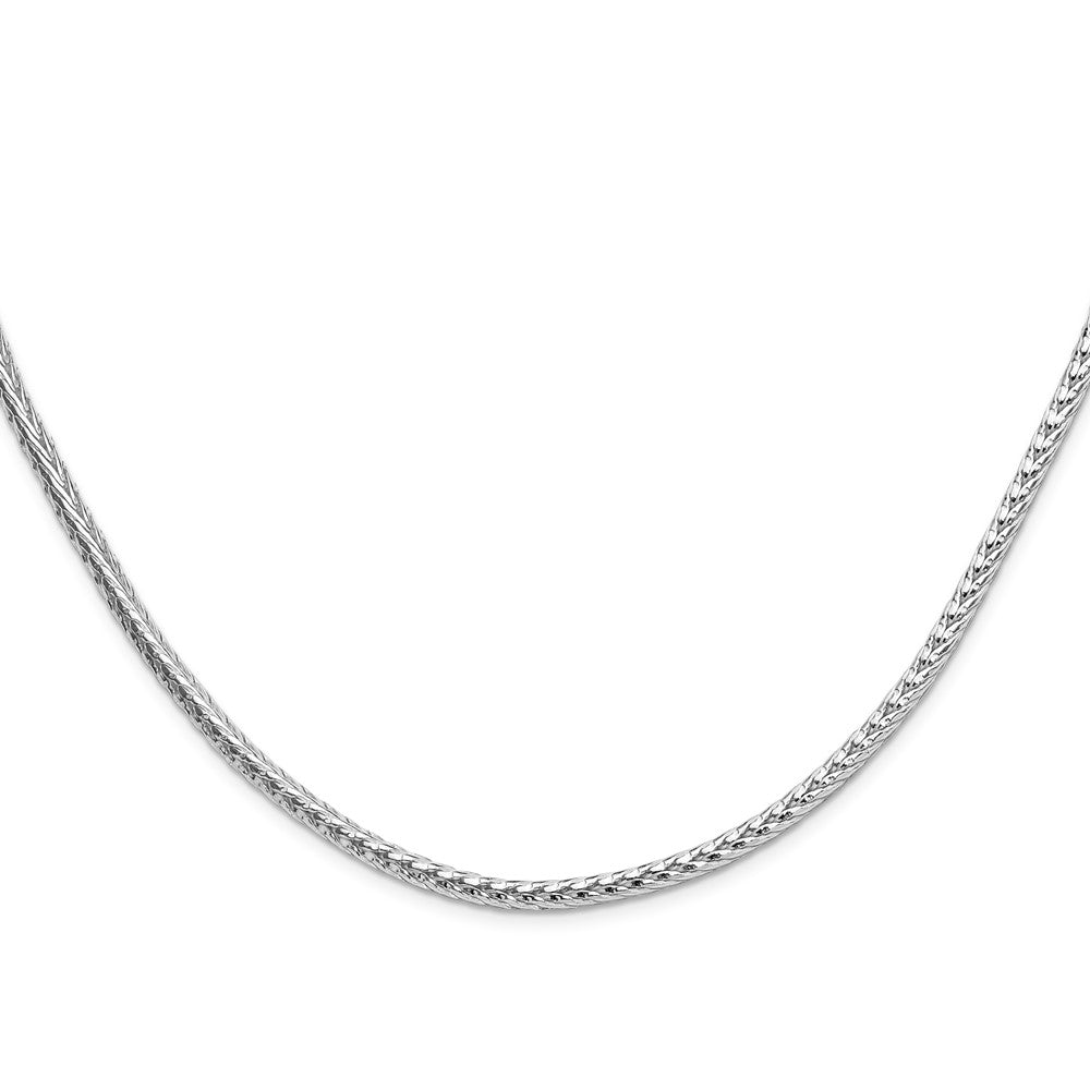 Sterlingsilber 3.8mm Diamantiert Rund Franco 30 Zoll Kette