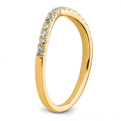 True Origin 14K Gelbgold 0,5K Labor gezüchtete Diamant VS+ F+ Set aus zwei kompletten Eheringen