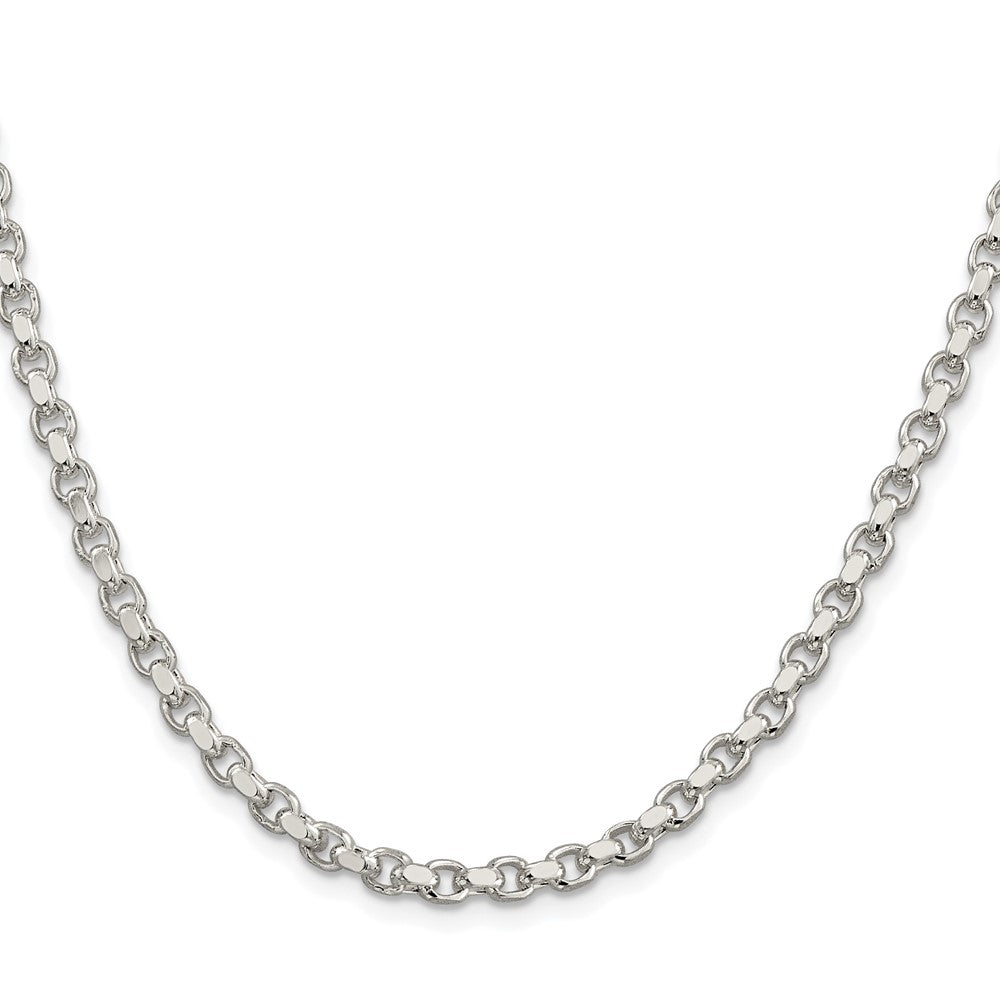 Sterlingsilber Rhodiniert 4mm Diamantiert Erbs 30 Zoll Kette
