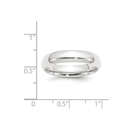 Platin 5mm Leicht Komfort-fit Ehering Ring