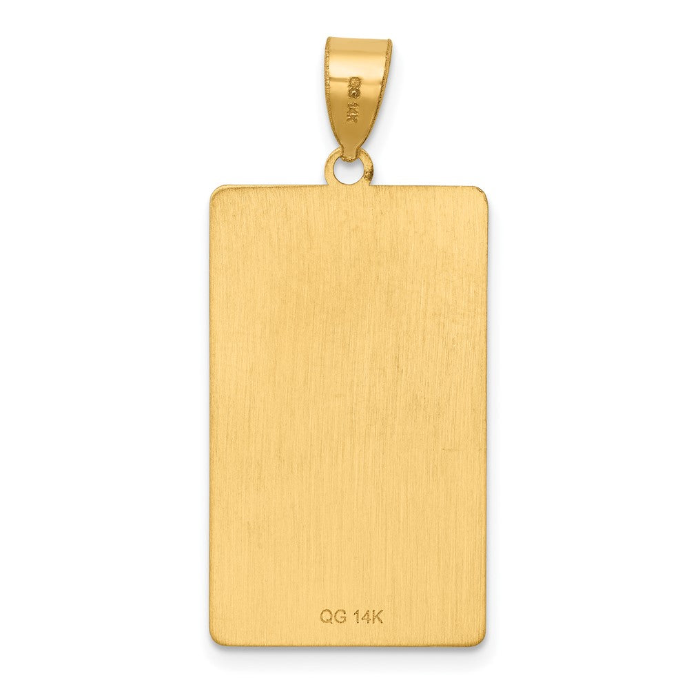 14K Gelbgold The Sonne Tarot Card Anhänger