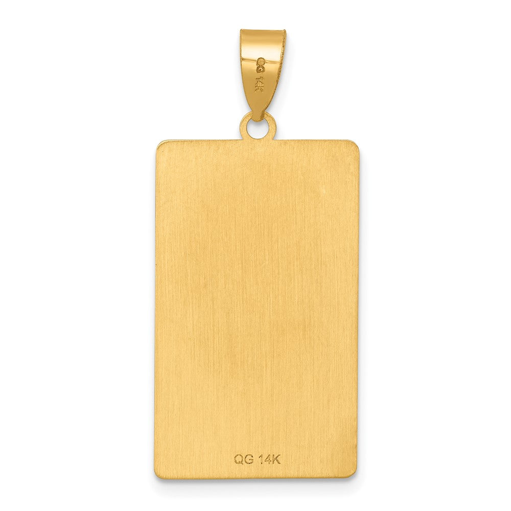14K Gelbgold Judgement Tarot Card Anhänger