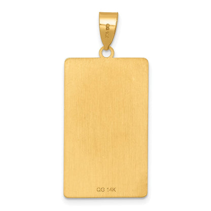 14K Gelbgold Judgement Tarot Card Anhänger