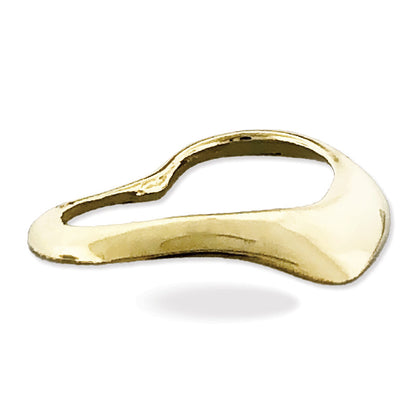 14K Gold Schwebender-Herz-Charm-Gleitanhänger