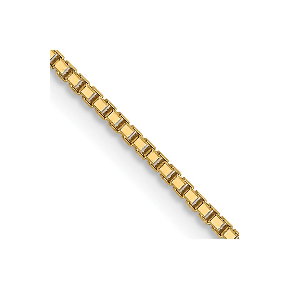 14K Gelbgold 1mm Sparkle Octagonal Venezianer Halskette