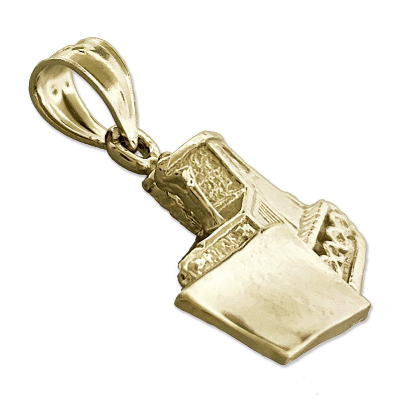 14K Gold Bulldozer-Charm