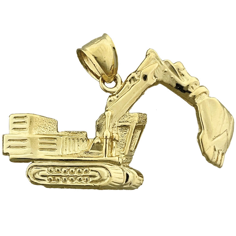 14K Gold Bagger-Anhänger