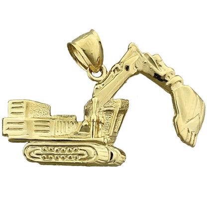 14K Gold Bagger-Anhänger