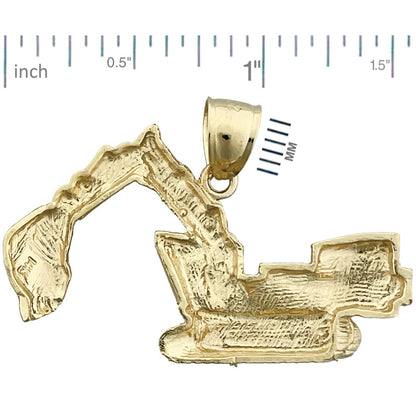 14K Gold Bagger-Anhänger