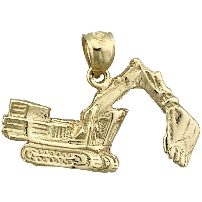 585 Gold Bagger-Anhänger